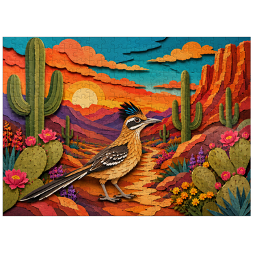 puzzleplate Roadrunner in Cactus Canyon 300 Jigsaw Puzzle