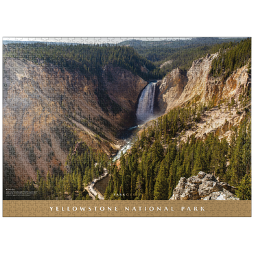 puzzleplate Yellowstone National Park: Artist Point 1000 Jigsaw Puzzle