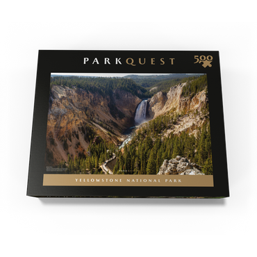 Yellowstone National Park: Artist Point 500 Jigsaw Puzzle box view3