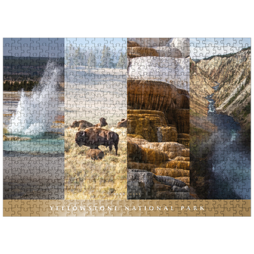puzzleplate Sights of Yellowstone National Park 500 Jigsaw Puzzle