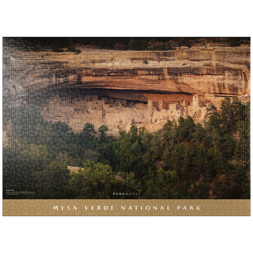 puzzleplate Mesa Verde National Park: Cliff Palace 1000 Jigsaw Puzzle