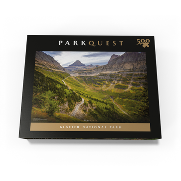 Glacier National Park - Going-to-the-Sun Road Landscape 500 Jigsaw Puzzle box view3