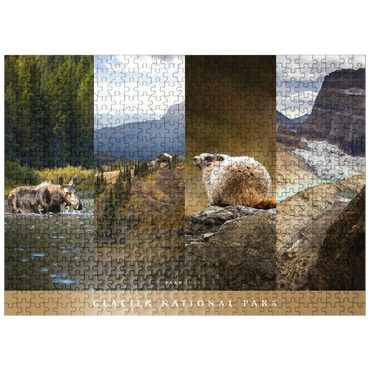 puzzleplate Sights of Glacier National Park 500 Jigsaw Puzzle