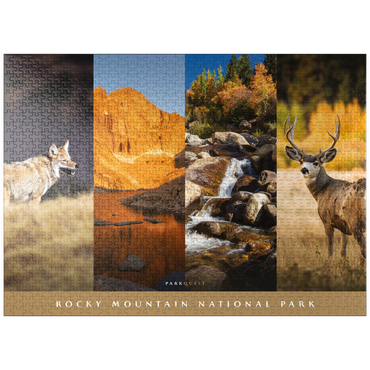 puzzleplate Sights of Rocky Mountain National Park 1000 Jigsaw Puzzle