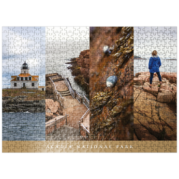 puzzleplate Sights of Acadia National Park 500 Jigsaw Puzzle