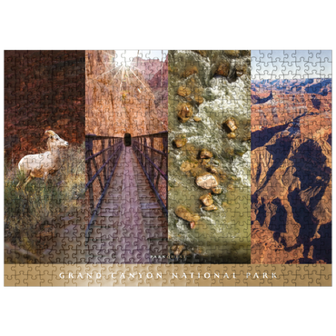 puzzleplate Sights of Grand Canyon National Park 500 Jigsaw Puzzle