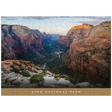 puzzleplate Zion National Park: Angels Landing 300 Jigsaw Puzzle
