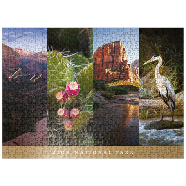 puzzleplate Sights of Zion National Park 500 Jigsaw Puzzle