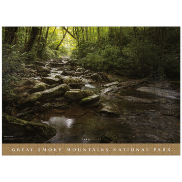 puzzleplate Great Smoky Mountains National Park: Alum Cave Creek 300 Jigsaw Puzzle
