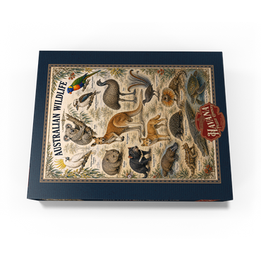 Australian Wildlife Vintage Art Poster 500 Jigsaw Puzzle box view3