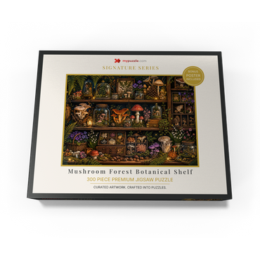 Mushroom Forest Botanical Shelf 300 Jigsaw Puzzle box view3