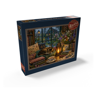Wildflower Book Nook Rainy Day 1000 Jigsaw Puzzle box view2