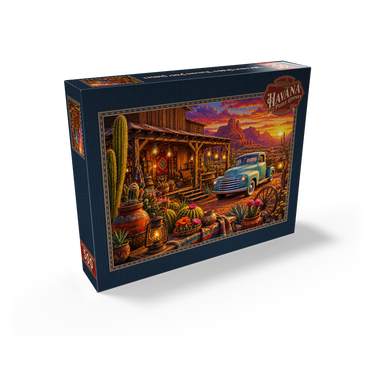 Western Desert Trading Post Sunset 500 Jigsaw Puzzle box view2