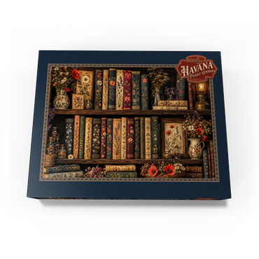 Vintage Literary Wildflower Shelf 500 Jigsaw Puzzle box view3