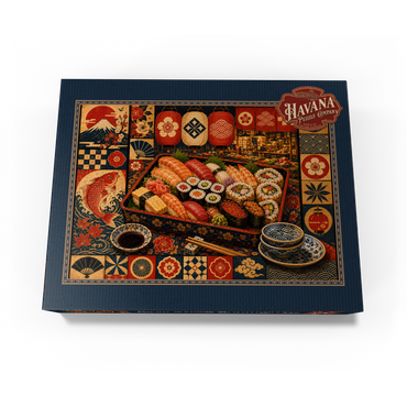 Sushi Market Bento Collage 1000 Jigsaw Puzzle box view3