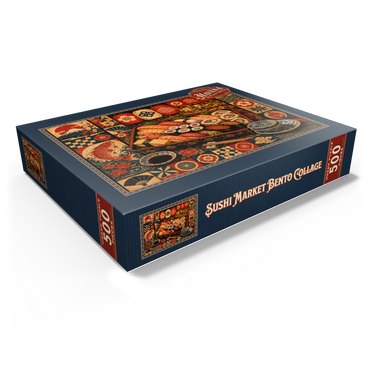 Sushi Market Bento Collage 500 Jigsaw Puzzle box view1