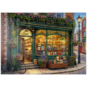 puzzleplate Charming Dublin Bookstore 1000 Jigsaw Puzzle