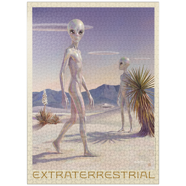 puzzleplate Legends Of The National Parks: Extraterrestrial (White Sands) 1000 Jigsaw Puzzle