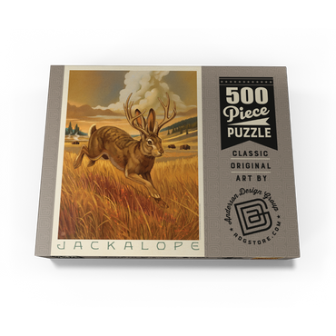 Legends Of The National Parks: Scampering Jackalope 500 Jigsaw Puzzle box view3