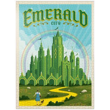 puzzleplate Emerald City (The Land of Oz) 1000 Jigsaw Puzzle