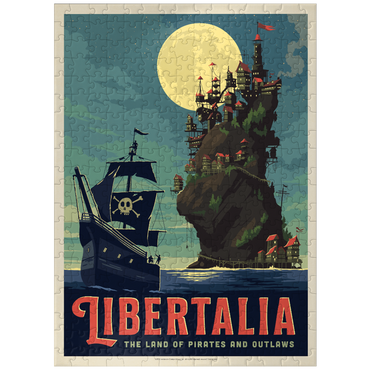 puzzleplate Libertalia: The Pirate Paradise 300 Jigsaw Puzzle
