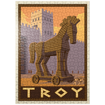 puzzleplate Troy: Gift Of The Trojan Horse 500 Jigsaw Puzzle