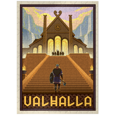 puzzleplate Valhalla Viking Hall Epic Ascent 300 Jigsaw Puzzle