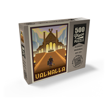 Valhalla Viking Hall Epic Ascent 500 Jigsaw Puzzle box view2