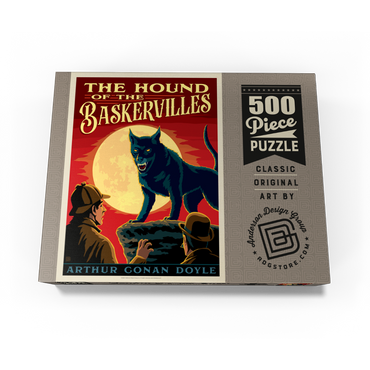 The Hound Of The Baskervilles: Arthur Conan Doyle 500 Jigsaw Puzzle box view3