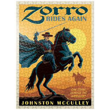 puzzleplate Zorro Rides Again: Johston McCulley 500 Jigsaw Puzzle