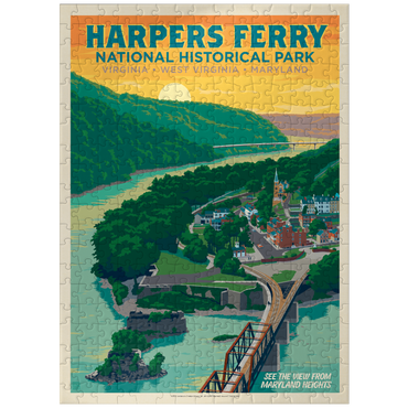 puzzleplate Harpers Ferry National Historical Park: Maryland Heights 300 Jigsaw Puzzle