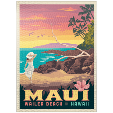 puzzleplate Hawai'i: Maui (Wailea Beach) 1000 Jigsaw Puzzle