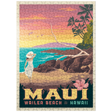 puzzleplate Hawai'i: Maui (Wailea Beach) 500 Jigsaw Puzzle