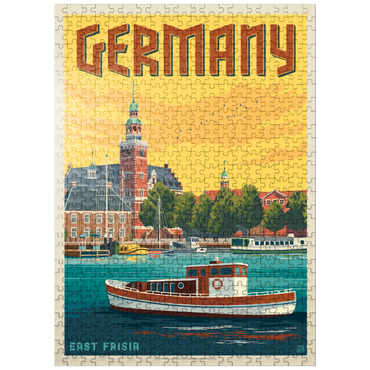puzzleplate Germany: Leer, East Frisia 500 Jigsaw Puzzle
