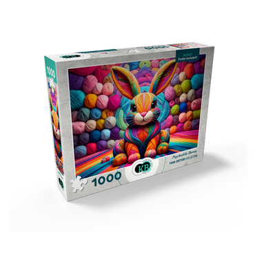 Psychedelic Bunny: Yarn Critters Collection 1000 Jigsaw Puzzle box view2