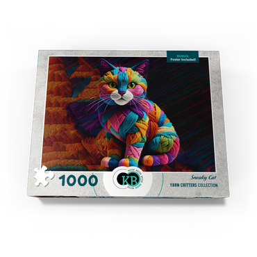 Sneaky Cat: Yarn Critters Collection 1000 Jigsaw Puzzle box view3