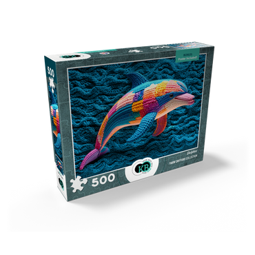 Dolphin: Yarn Critters Collection 500 Jigsaw Puzzle box view2