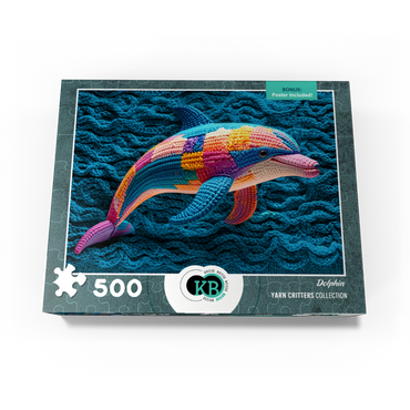 Dolphin: Yarn Critters Collection 500 Jigsaw Puzzle box view3