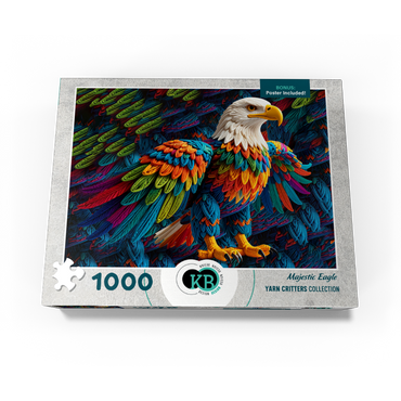 Majestic Eagle: Yarn Critters Collection 1000 Jigsaw Puzzle box view3