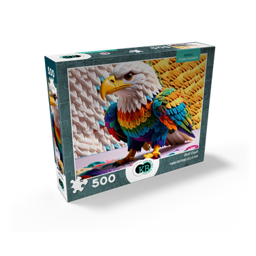 Bald Eagle: Yarn Critters Collection 500 Jigsaw Puzzle box view2