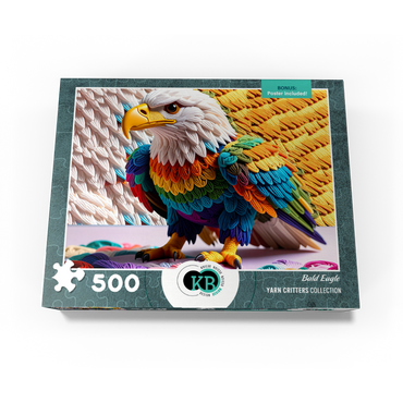 Bald Eagle: Yarn Critters Collection 500 Jigsaw Puzzle box view3