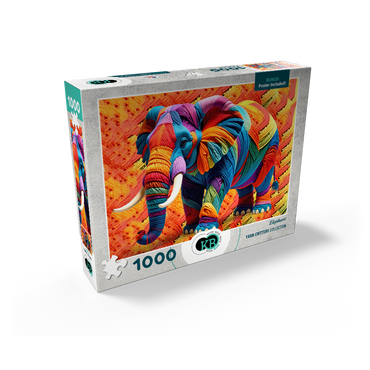 Elephant: Yarn Critters Collection 1000 Jigsaw Puzzle box view2