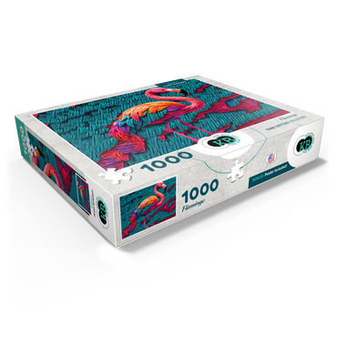 Flamingo: Yarn Critters Collection 1000 Jigsaw Puzzle box view1