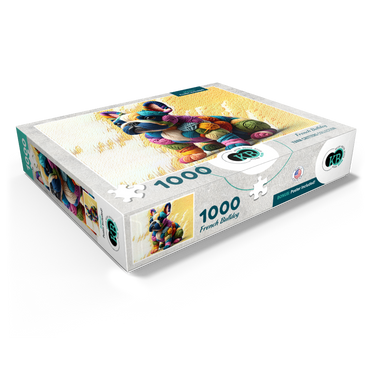 French Bulldog: Yarn Critters Collection 1000 Jigsaw Puzzle box view1