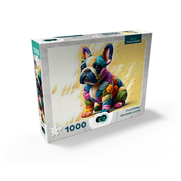 French Bulldog: Yarn Critters Collection 1000 Jigsaw Puzzle box view2