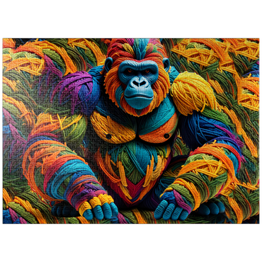 puzzleplate Gorilla: Yarn Critters Collection 1000 Jigsaw Puzzle