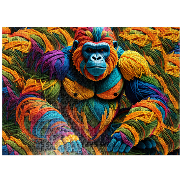 puzzleplate Gorilla: Yarn Critters Collection 500 Jigsaw Puzzle