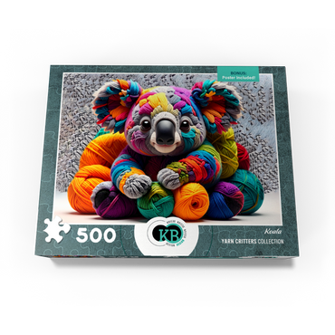 Koala: Yarn Critters Collection 500 Jigsaw Puzzle box view3