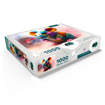 Rainbow Mouse: Yarn Critters Collection 1000 Jigsaw Puzzle box view1