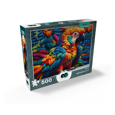 Parrot: Yarn Critters Collection 500 Jigsaw Puzzle box view2